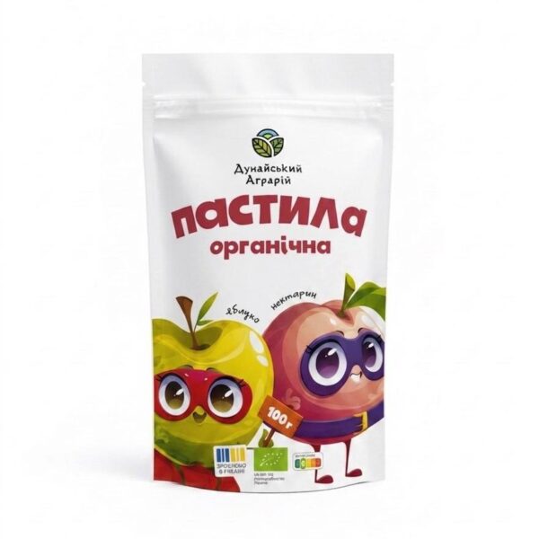 Пастила органічна нектарин-яблуко, 100г (уп)