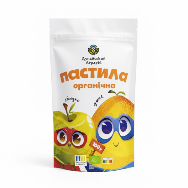 Пастила органічна диня-яблуко, 100г (уп)