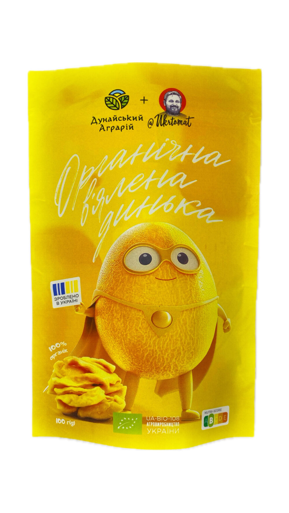 Диня сушена органічна , 100г (уп)